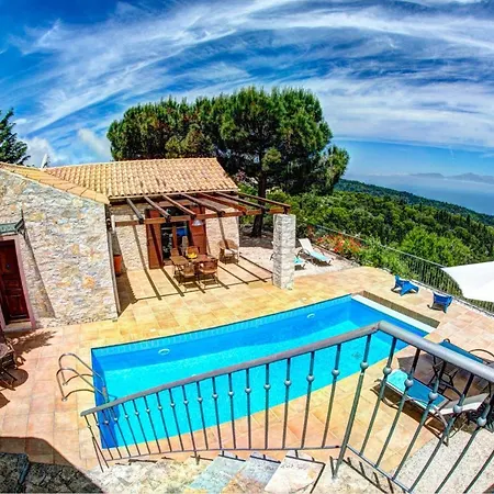 Sleeps 4 Pool Air Con Wifi Villa Katsaráta